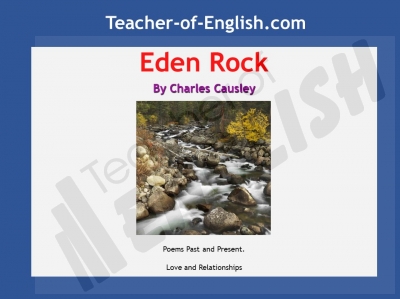 Eden Rock by Charles Causley Teaching Resources